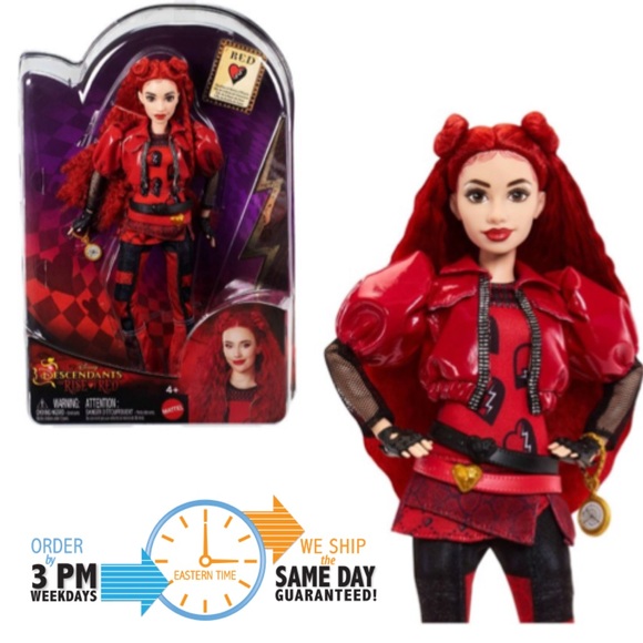 Red doll Daughter of Queen of Hearts, from Disney Descendants: The Rise of Red - Picture 1 of 7